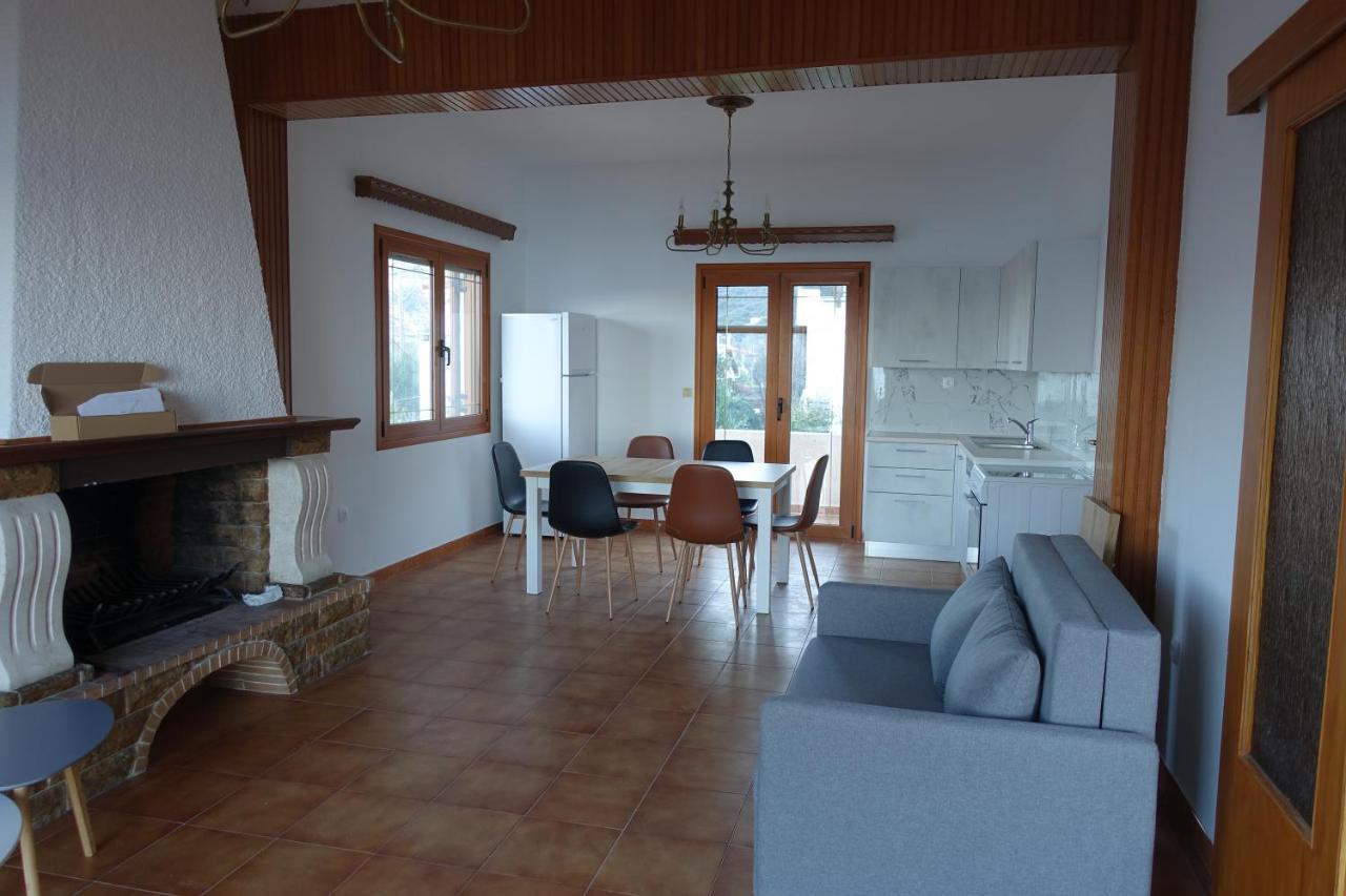 Villa In Kalloni Direkt Am Meer, Tolle Aussicht Экстерьер фото