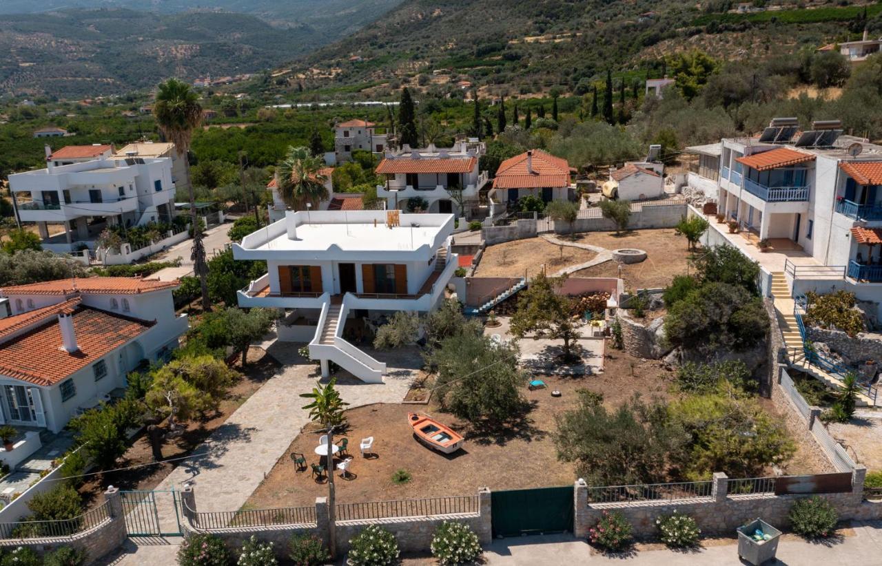 Villa In Kalloni Direkt Am Meer, Tolle Aussicht Экстерьер фото