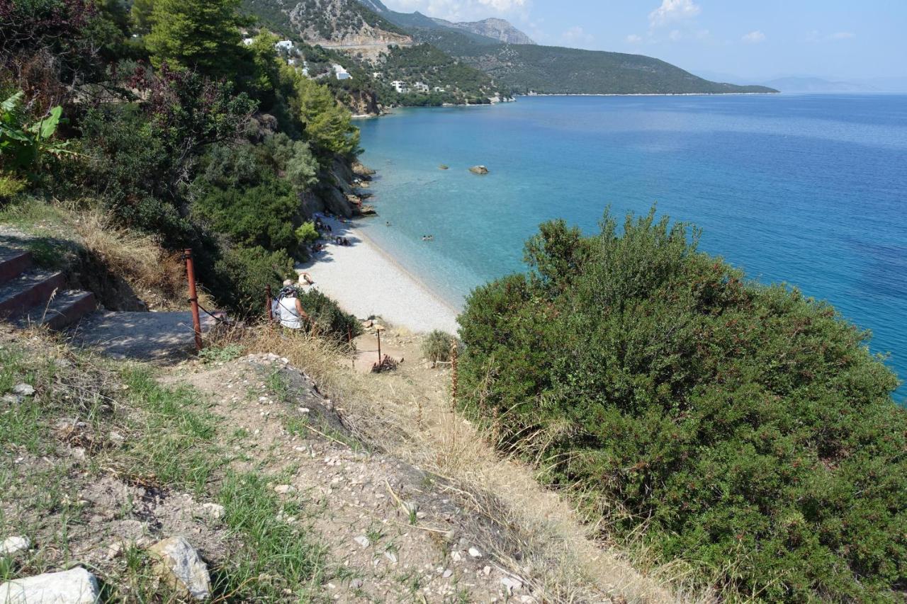 Villa In Kalloni Direkt Am Meer, Tolle Aussicht Экстерьер фото